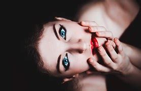 Girl Red Green Eyes - Free photo on Pixabay