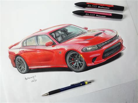 The Dodge Charger SRT drawn by Anthony-C/me, 2020. : r/Dodge