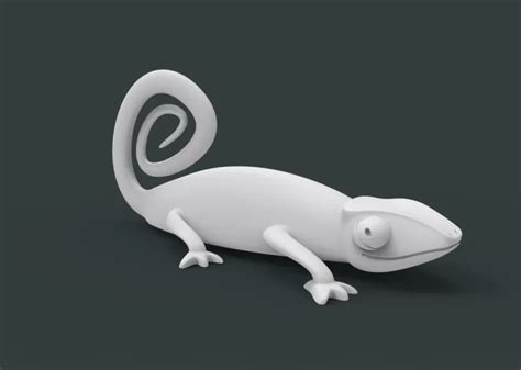 Chameleon 3D Printing Model - Threeding