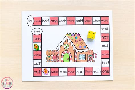 Editable Gingerbread Board Game