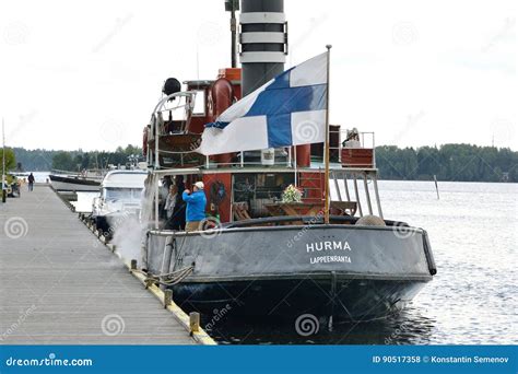 Ship in Lappeenranta Harbor on the Saimaa Lake. Editorial Stock Photo - Image of heaven ...