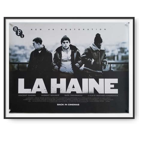 La Haine (1995) UK Quad Poster 20 RR - Cinema Poster Gallery