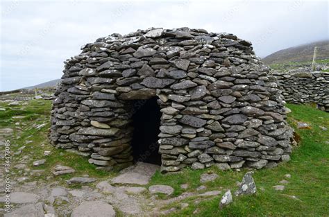 Perfectly Formed Ruins of a Beehive Hut Stock Photo | Adobe Stock