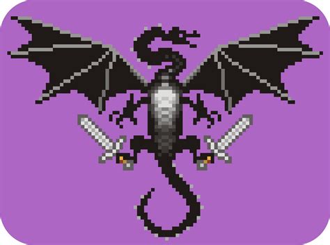 Ender Dragon Pixel Art on Behance