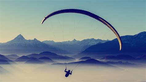 landscape, Mountain, Paragliding Wallpapers HD / Desktop and Mobile Backgrounds