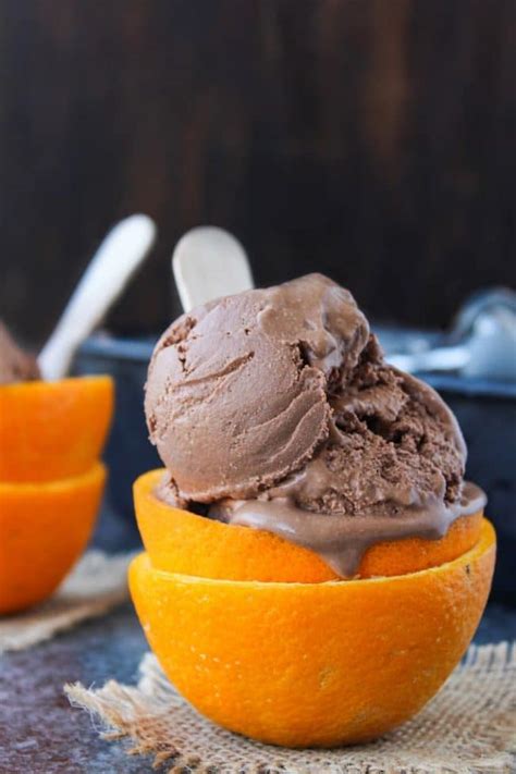 Chocolate Orange Ice Cream - A Saucy Kitchen