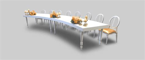 curved dining table rental dubai cabaret style table hire uae