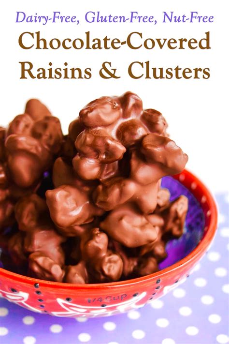 Vegan Chocolate-Covered Raisins Recipe (Dairy-Free & Gluten-Free)