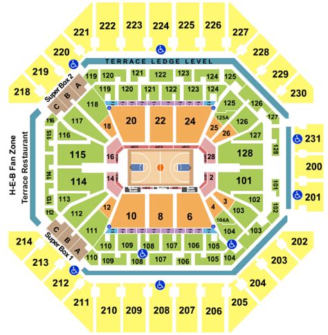 AT&T Center Tickets & Seating Chart - Event Tickets Center