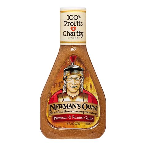 Newman's Own Salad Dressing, Parmesan & Roasted Garlic, 16 Fl Oz - Walmart.com