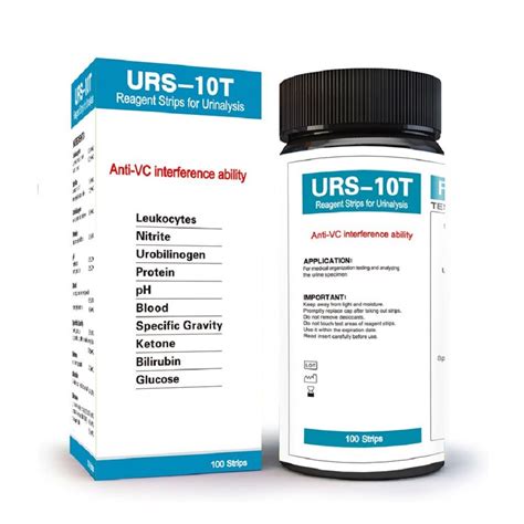 2019 Best Sell 11 Parameters Urine Test Strips, Urs-11, Blood, pH, Glucose, Ketone, Protein ...