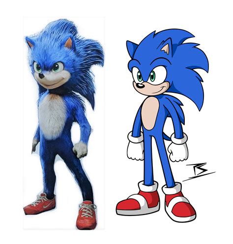 Sonic Movie Design Fixed by SarkenTheHedgehog on DeviantArt