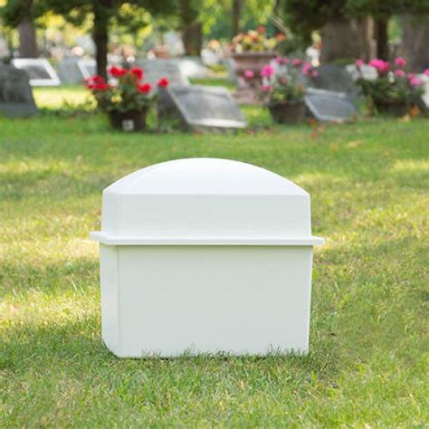 Marble, Cultured Stone Cremation Urns : Double Burial Vault ...