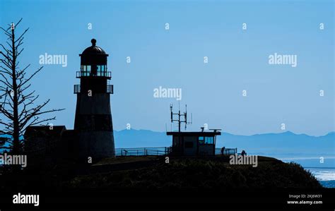 Cape Disappointment Lighthouse, Cape Disappointment State Park, Washington Stock Photo - Alamy