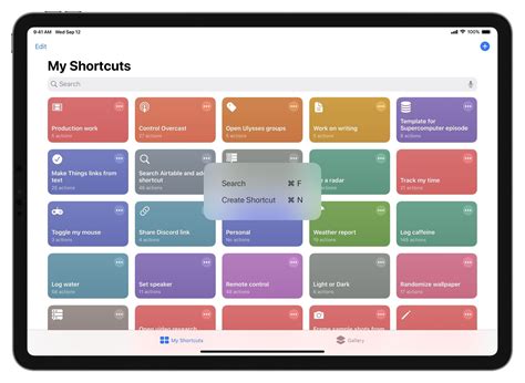 All the iPad keyboard shortcuts for building Siri Shortcuts | iMore