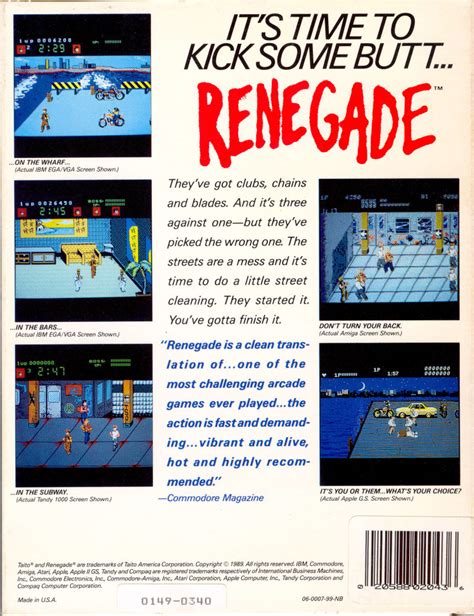 Renegade – Retro Games Trove