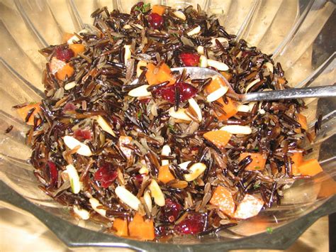 Canadian Wild Rice Salad with Cranberries and Pinenuts -Kanadischer ...