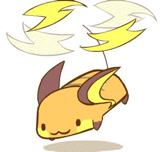 Raichu flying Tail | Pokémon | Cute pokemon wallpaper, Cute pokemon pictures, Pokemon