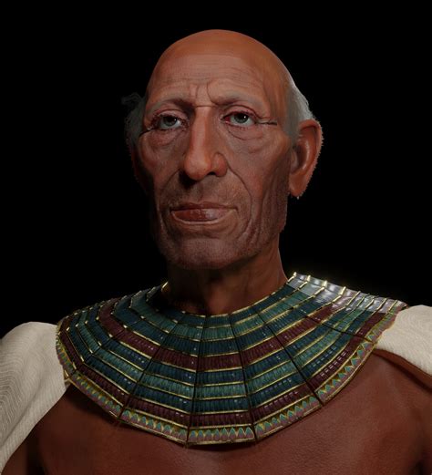 Curtis Durane - Pharaoh Ramesses II 1304 BC - 1214 BC Facial Reconstruction