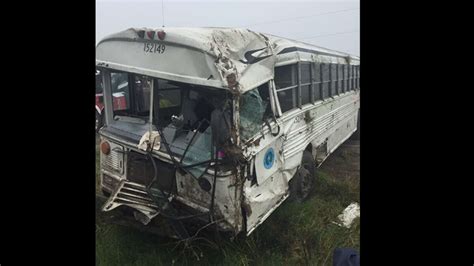 South Texas prison bus crash sends 16 to hospital