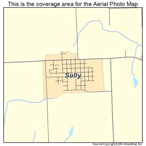 Aerial Photography Map of Sully, IA Iowa