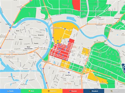 Sacramento Neighborhood Map