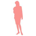 Girl in jacket | Free SVG