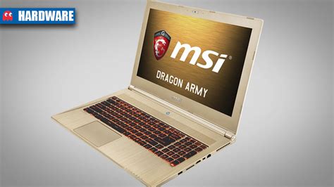 MSI Limited Edition Gold gaming laptop: SA pricing, specs