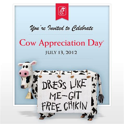 Chick-fil-A Cow Appreciation Day in Forsyth County