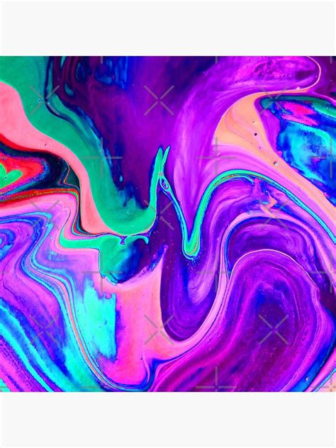 "Rainbow Abstract Painting" Poster for Sale by DoggoPaws | Redbubble