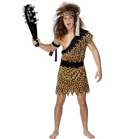 New Jungle Cavewoman Caveman Flintstones Prehistoric Fancy Dress ...