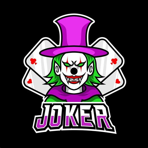 payaso joker scary mask mascot sport esport logo plantilla 2827750 ...