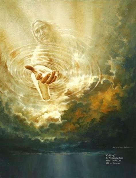 Painting Of Jesus Reaching Into Water at PaintingValley.com | Explore ...