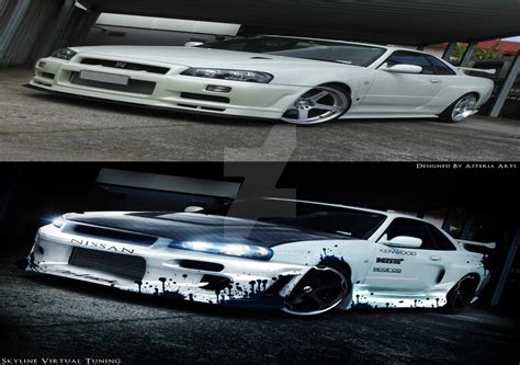 Skyline Virtual Tuning before and after by MissxSammix on DeviantArt