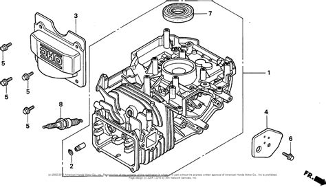 Honda Engines GCV160 A1A ENGINE, JPN, VIN# GJAE-1000001 TO GJAE-9999999 Parts Diagram for ...