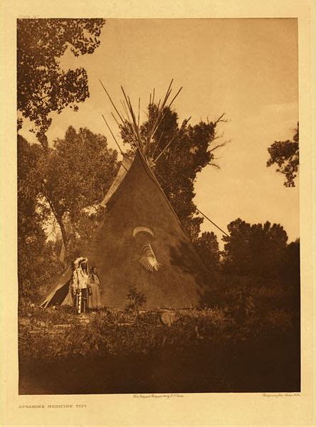 Plate 141 Apsaroke Medicine Tipi | Edward S. Curtis | Valley Fine Art