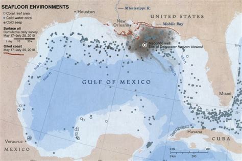 GIS Research and Map Collection: Map of Gulf of Mexico Oil Spill ...