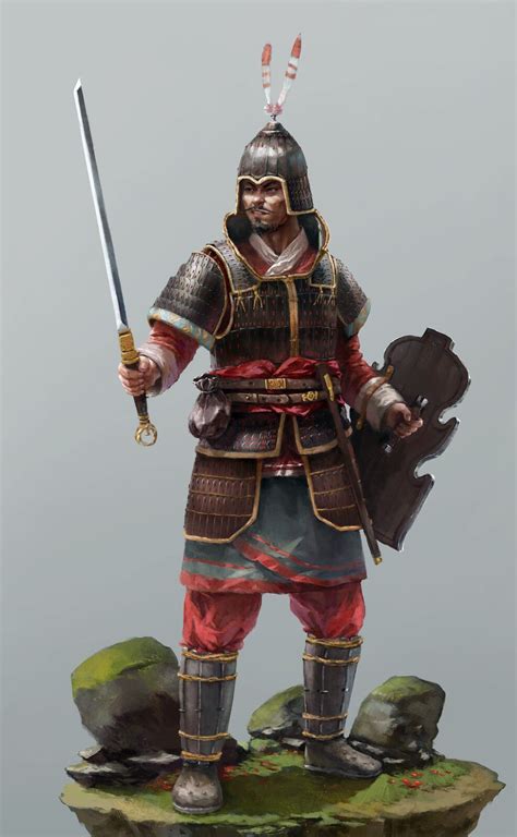 ArtStation - A soldier who came from Han dynasty, 大侠 王 in 2021 ...