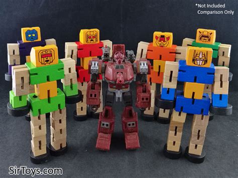 Wooden Block Bots - Non-TF - SirToys.com