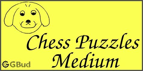 Medium chess puzzles