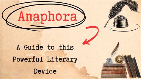 What is Anaphora in English Literature? Explained with Examples | English Literature | - YouTube