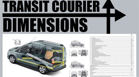 Ford Transit Courier Dimensions | Van Guide