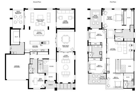 Beautiful 5 Bedroom Double Storey House Plans - New Home Plans Design