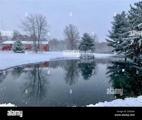 Winter In Ohio Stock Photo - Alamy