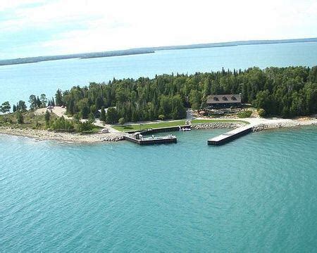 For $1.25M, a private Lake Huron island with cabin, trails, a beach and ...