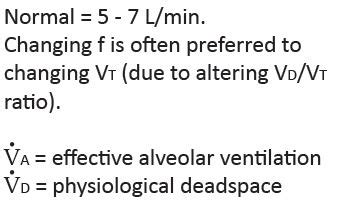 Minute Ventilation (VE) | Member Login | Oakes Academy