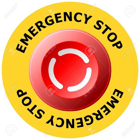 Emergency Stop Button Clip Art