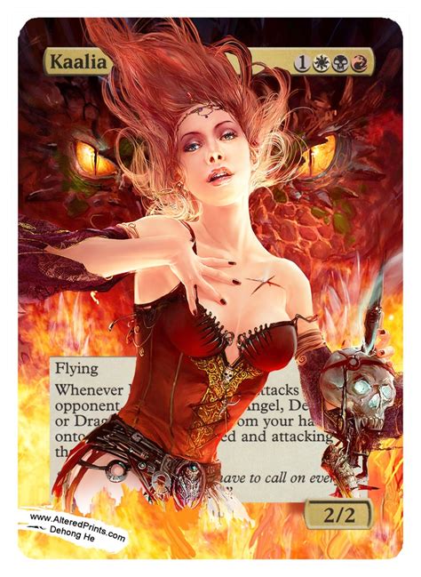 Kaalia of the Vast - MTG Altered Art Print. I love this sooo much!! I ...