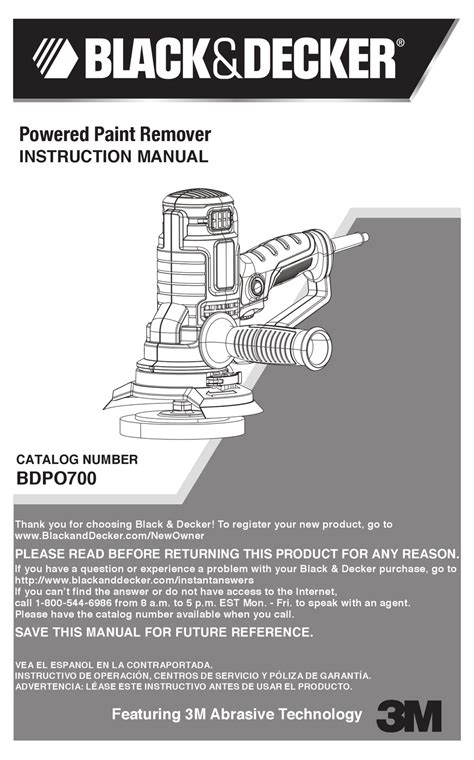 BLACK & DECKER BDPO700 INSTRUCTION MANUAL Pdf Download | ManualsLib