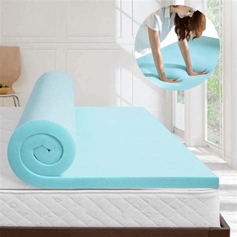 Gel Infused Memory Foam Mattress Topper - Cooling Mattress Topper ...